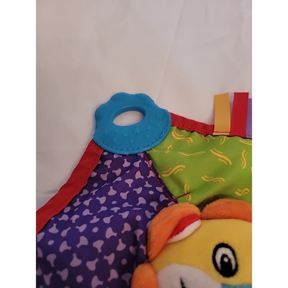 Lion Nuby Comfort Teether Teething Blanket Blankie 0m+ Squeaks BPA Free Lovey - Picture 5 of 16